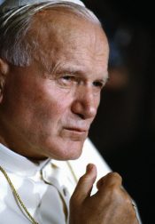Pope John Paul II. in Lyon
