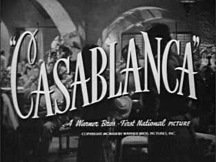 „Casablanca” title