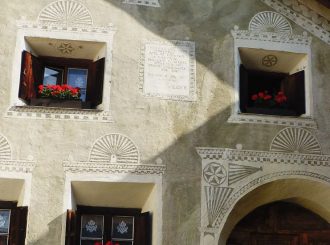 Sgraffito Decorated Houses in Guarda