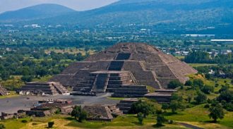 Pyramid Of The Sun At Teotihuacan Mexico