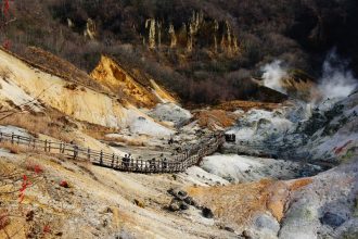 Volcanoes and Hell Valleys in Japan