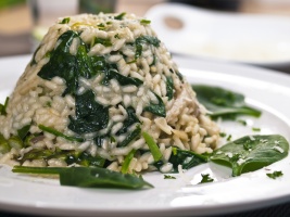 Spinach-asparagus risotto by Femina
